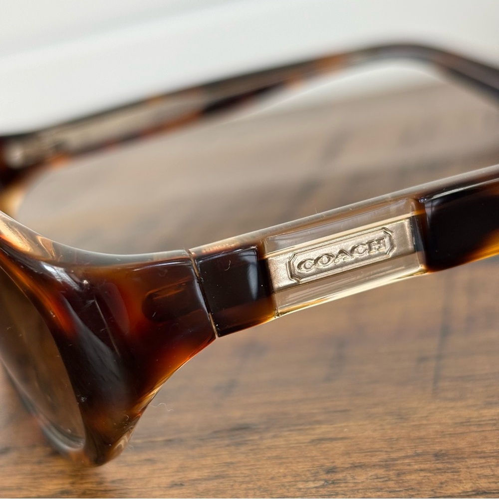 Coach Bonnie S417 Dark Tortoise Shell Sunglasses with Case - Picture 5 of 17